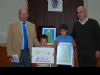 Los dibujos de dos niños del municipio ilustran las tarjetas oficiales del Ayuntamiento