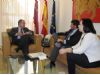 El alcalde de Alhama de Murcia se entrevista con el consejero de Presidencia en busca de mejoras del parque de bomberos