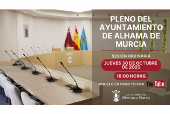Convocatoria del Pleno Ordinario: jueves 30 de octubre de 2025
