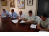 Las tres partes implicadas en el Parque Industrial de Alhama firman un acuerdo con el firme propósito de ayudar a los empresarios