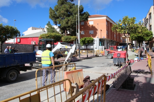 Comienzo obras Avda. Cartagena