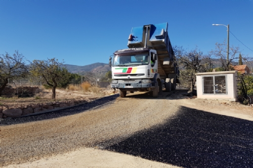 Asfaltado camino de El Romeral