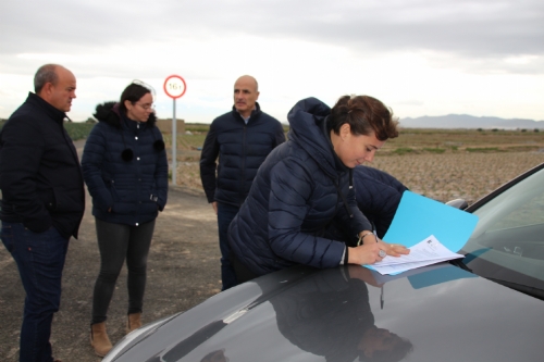 Recepción camino de La Alcanara