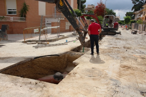 Visita obras calle Luis Rosales