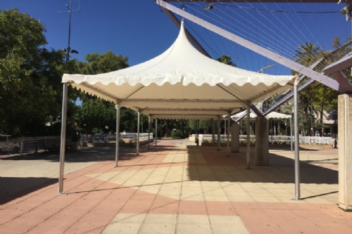 Montaje feria de día y chiringuitos