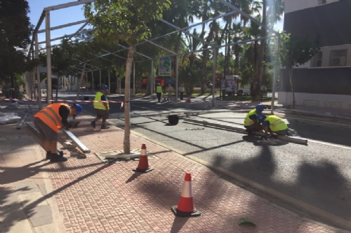 Montaje carpa Feria de Día
