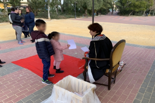 Cartero real en el Palmeral