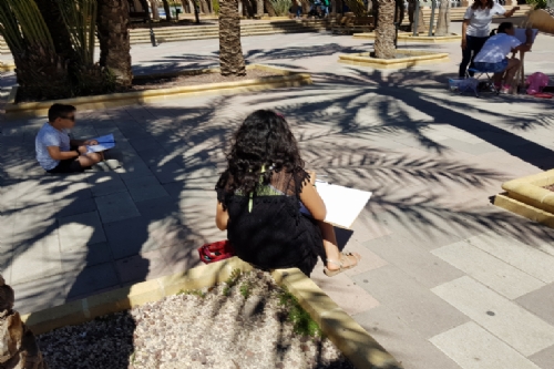 Pintura rápida infantil al aire libre 2019