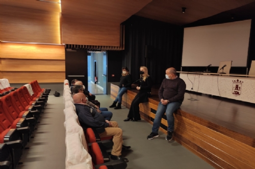 Reunión con los matachines de la Fiesta de la Matanza