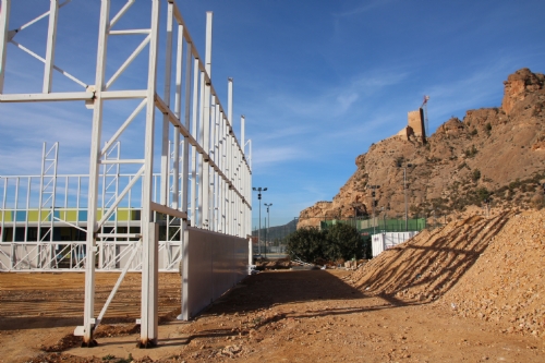 Pluviales y obras nuevo IES Valle de Leiva y pabellón