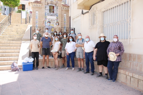 Inicio campo trabajo Las Paleras y El Murtal