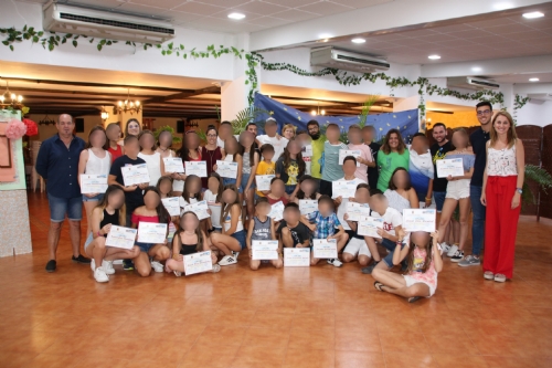  Entrega de diplomas campamento El Collado