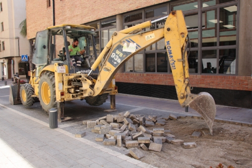 Obra calle Postigos