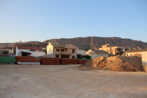 Material obras barrio del Carmen