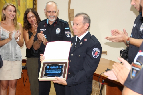Jubilación del agente de Policía Local Salvador Cánovas