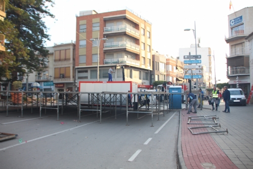 Corte calles por conciertos