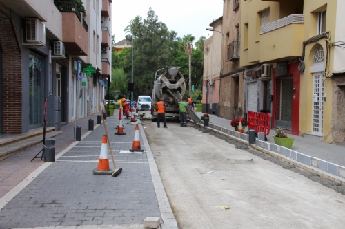 Avance obras calle Postigos