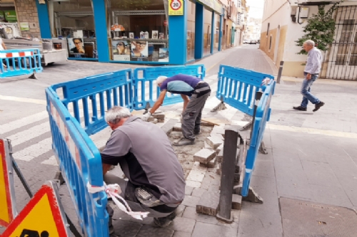 Reparación calle Miguel Servet