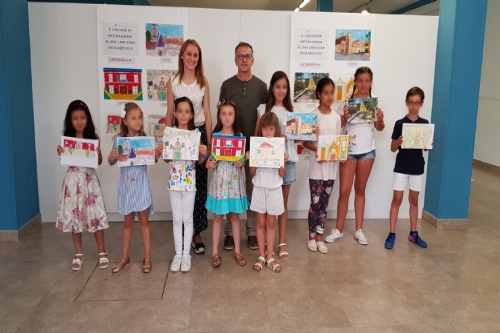 Entrega premios concurso pintura infantil a aire libre