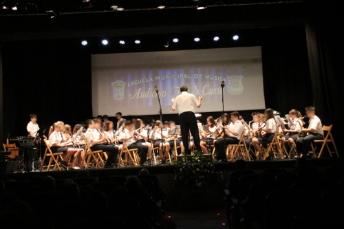 Audición lenguaje musical y flauta de pico  y de la banda juvenil MusicAlhama