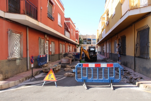 Arreglo aceras calle Balmes