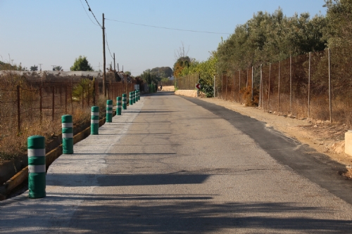 Finalización obras camino El Ramblar y El Olmillo