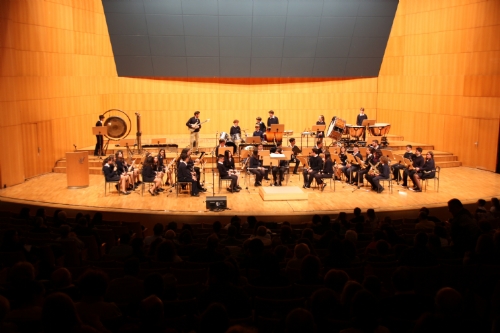 Concierto banda juvenil en el auditorio Víctor Villegas