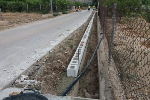 Obras camino del Ramblar y el Olmillo