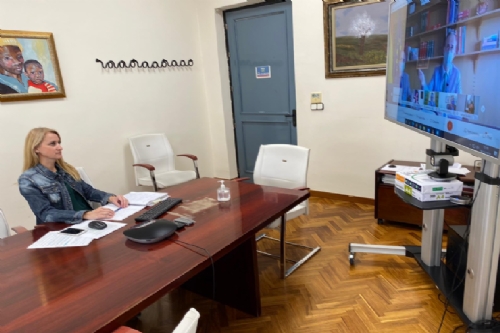 Videoconferencia con el consejero de Presidencia