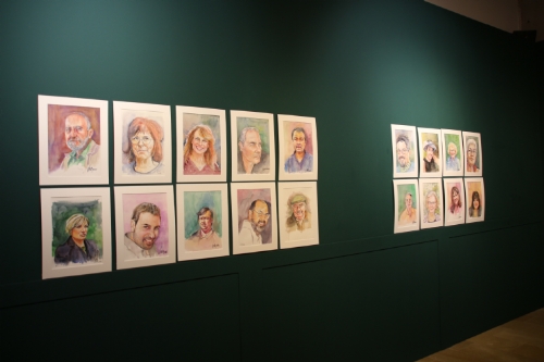 Exposición Ilustrísimas. 100 retratos 101 historias de José María Cánovas Vera