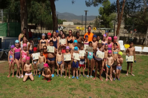 Clausura cursos de natación