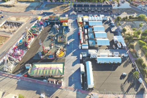 Nuevo recinto ferial Nueva Espuña desde un drone