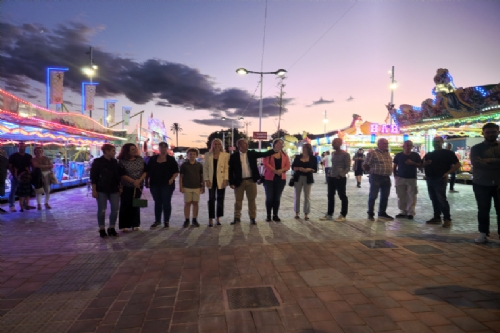 Encendido del alumbrado del recinto ferial